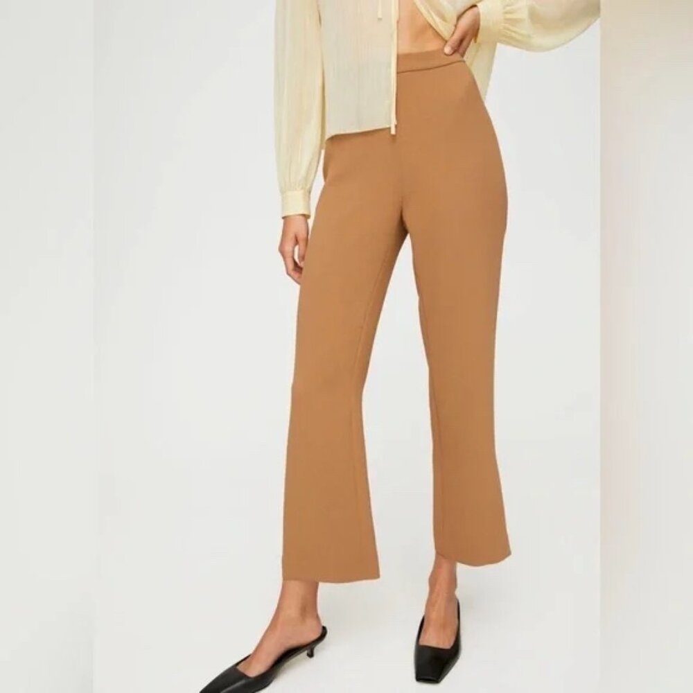 Wilfred Kick Flare Pant Size 4 Camel